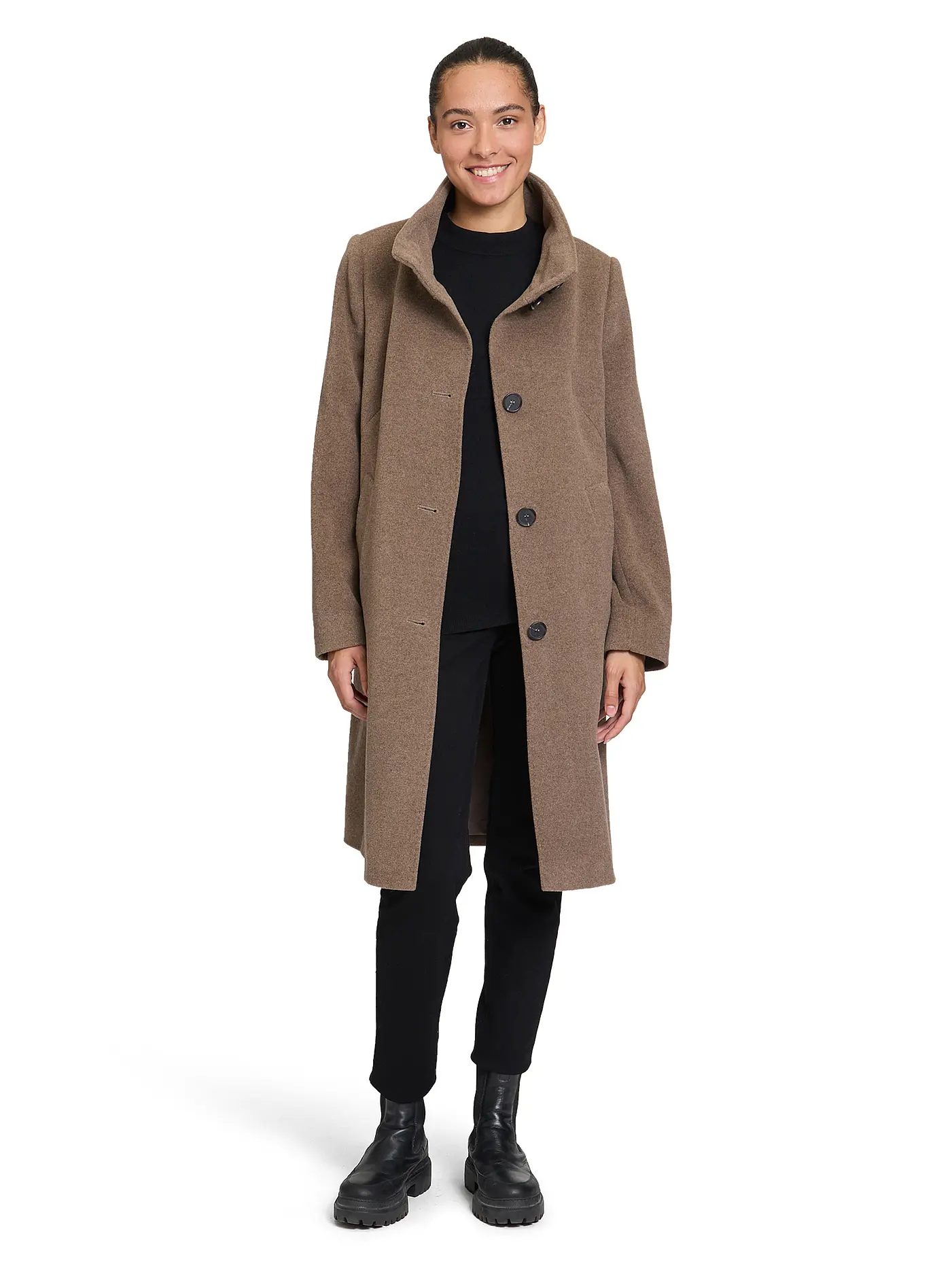 BETTY BARCLAY | Wollmantel | beige